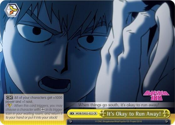 It's Okay to Run Away! - [Mob Psycho 100] | Gear Gaming Fayetteville