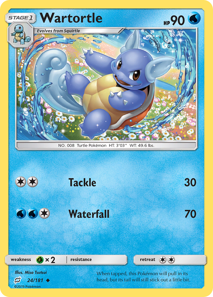 Wartortle (24/181) [Sun & Moon: Team Up] | Gear Gaming Fayetteville