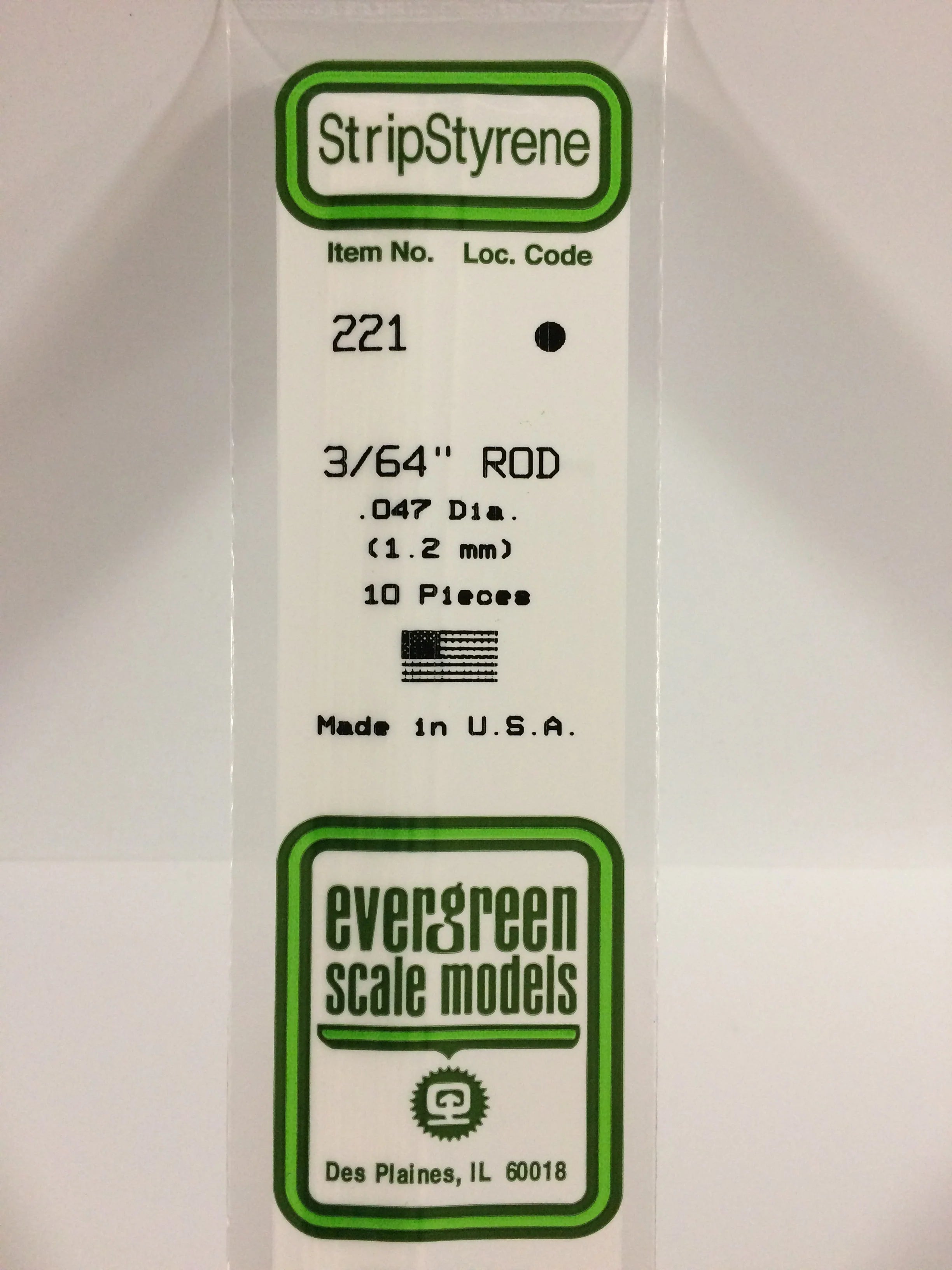 221 - .047" (1.2mm) OD WHITE POLYSTYRENE ROD | Gear Gaming Fayetteville