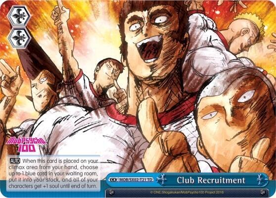 Club Recruitment (Blue) - [Mob Psycho 100] | Gear Gaming Fayetteville