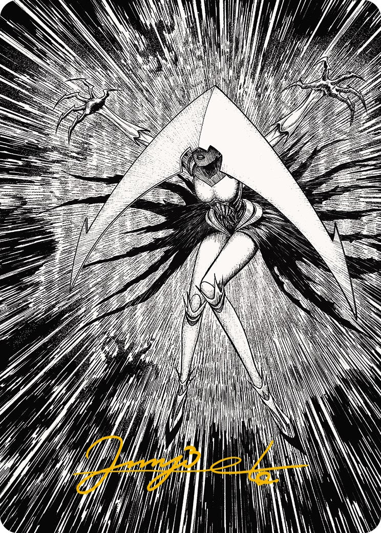 Elesh Norn, Mother of Machines 2 Art Card (Gold-Stamped Signature) [Phyrexia: All Will Be One Art Series] | Gear Gaming Fayetteville