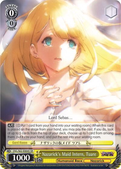 Nazarick's Maid Intern, Tuare (SR) - [Nazarick: Tomb of the Undead] | Gear Gaming Fayetteville