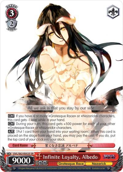 Infinite Loyalty, Albedo (SR) - [Nazarick: Tomb of the Undead] | Gear Gaming Fayetteville