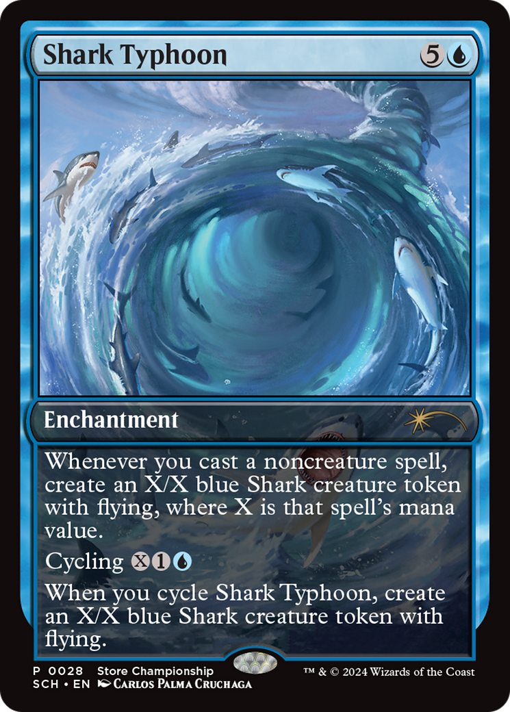 Shark Typhoon (Store Championship) [Bloomburrow Promos] | Gear Gaming Fayetteville