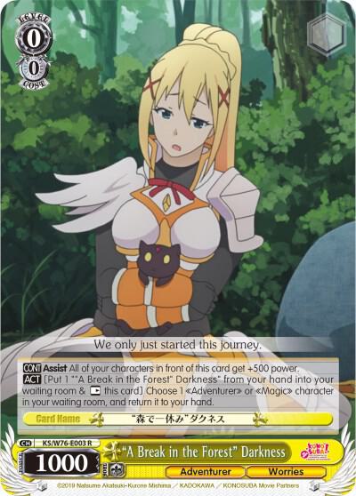 "A Break in the Forest" Darkness - [KonoSuba The Movie: Legend of Crimson] | Gear Gaming Fayetteville
