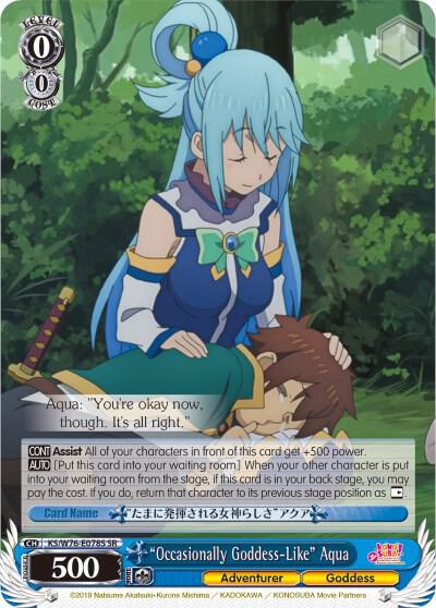 "Occasionally Goddess-Like" Aqua (SR) - [KonoSuba The Movie: Legend of Crimson] | Gear Gaming Fayetteville