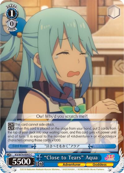 "Close to Tears" Aqua - [KonoSuba The Movie: Legend of Crimson] | Gear Gaming Fayetteville