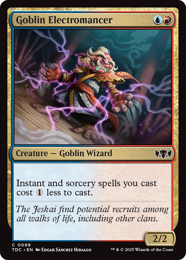 Goblin Electromancer [Tarkir: Dragonstorm Commander] | Gear Gaming Fayetteville