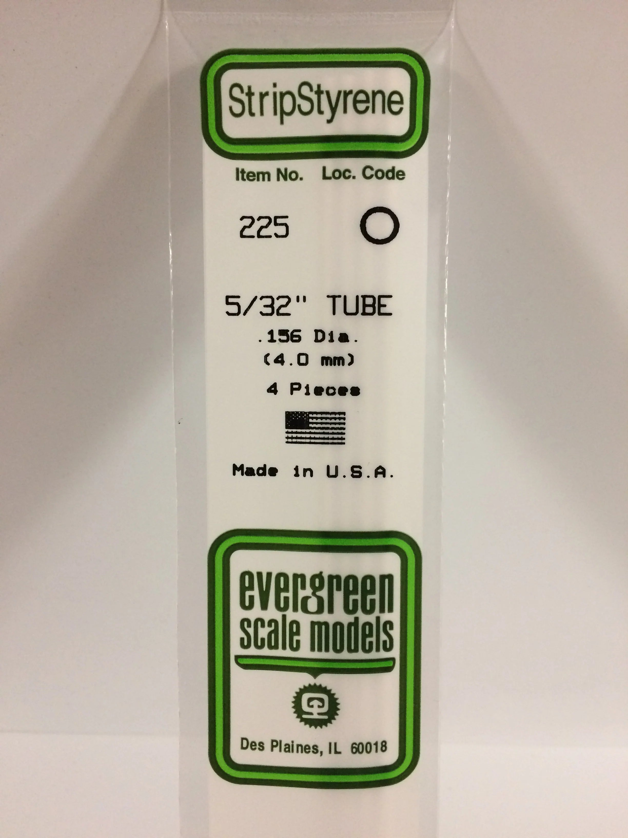 225 - .156" (4.0mm) OD OPAQUE WHITE POLYSTYRENE TUBING | Gear Gaming Fayetteville