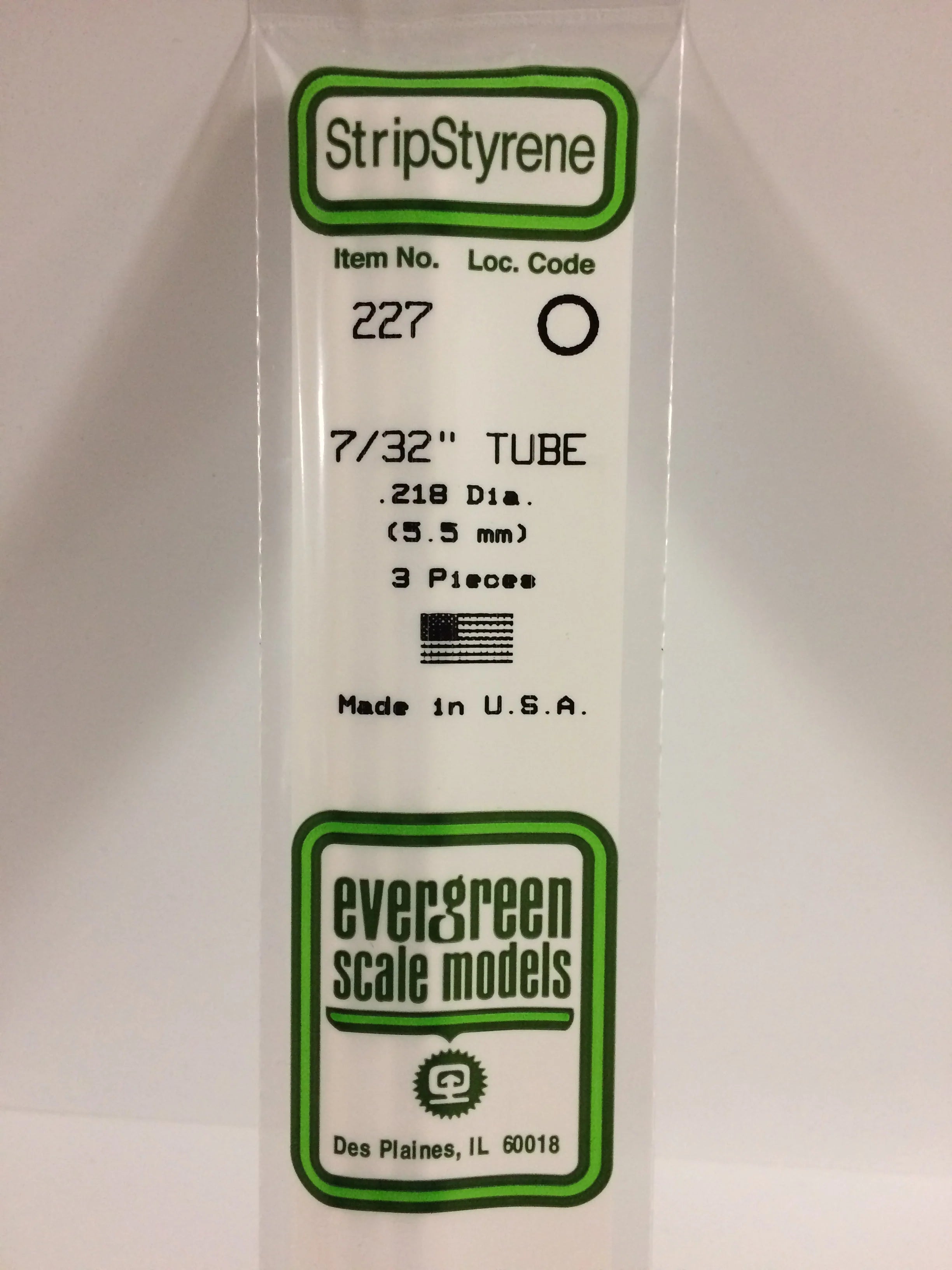 227 - .219" (5.5mm) OD OPAQUE WHITE POLYSTYRENE TUBING | Gear Gaming Fayetteville