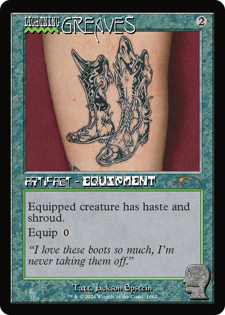 Lightning Greaves (1662) (Rainbow Foil) [Secret Lair Drop Series] | Gear Gaming Fayetteville