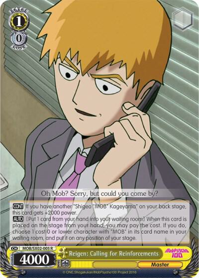 Reigen: Calling for Reinforcements - [Mob Psycho 100] | Gear Gaming Fayetteville