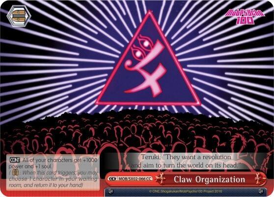 Claw Organization - [Mob Psycho 100] | Gear Gaming Fayetteville