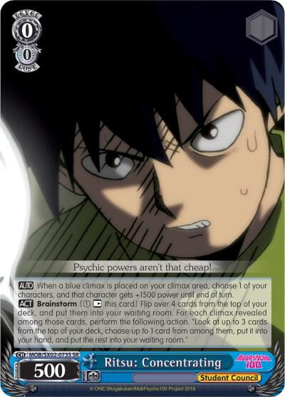 Ritsu: Concentrating (SR) - [Mob Psycho 100] | Gear Gaming Fayetteville