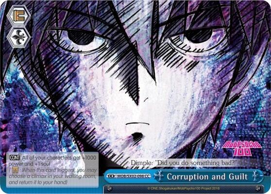 Corruption and Guilt - [Mob Psycho 100] | Gear Gaming Fayetteville