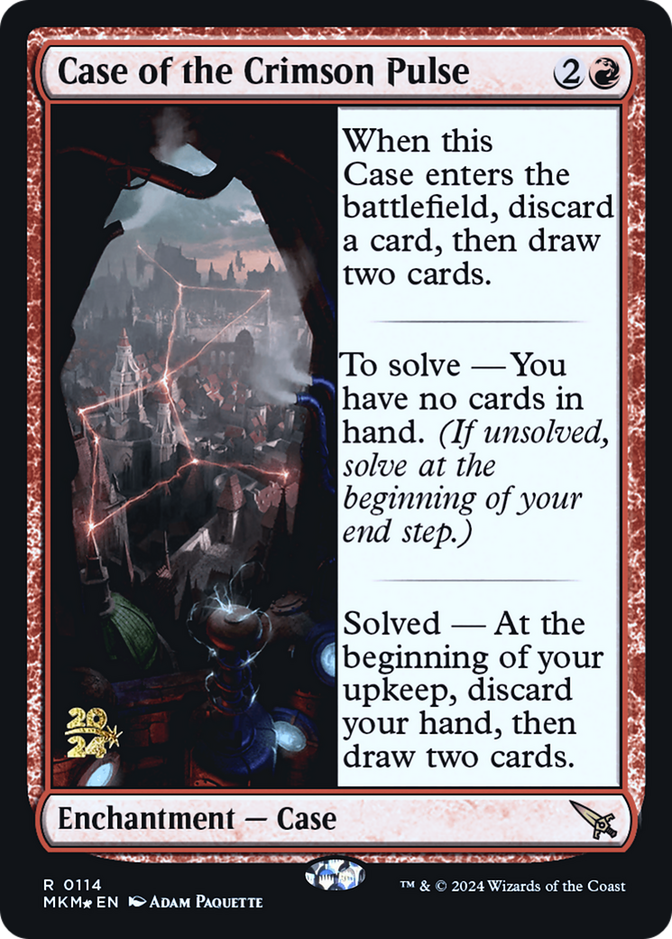 Case of the Crimson Pulse [Murders at Karlov Manor Prerelease Promos] | Gear Gaming Fayetteville