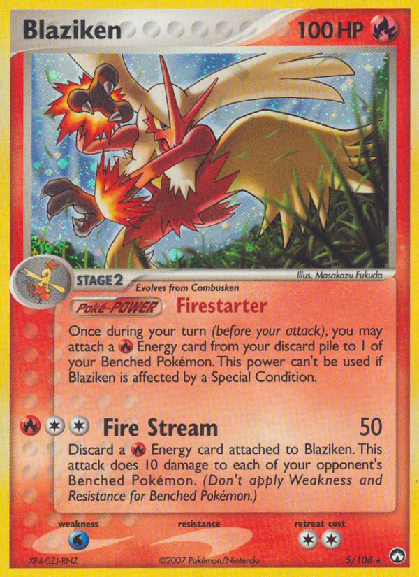 Blaziken (5/108) [EX: Power Keepers] | Gear Gaming Fayetteville