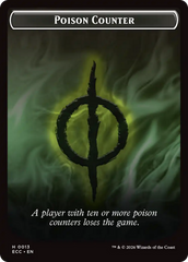 Saproling // Poison Counter Double-Sided Token [Lorwyn Eclipsed Tokens] | Gear Gaming Fayetteville