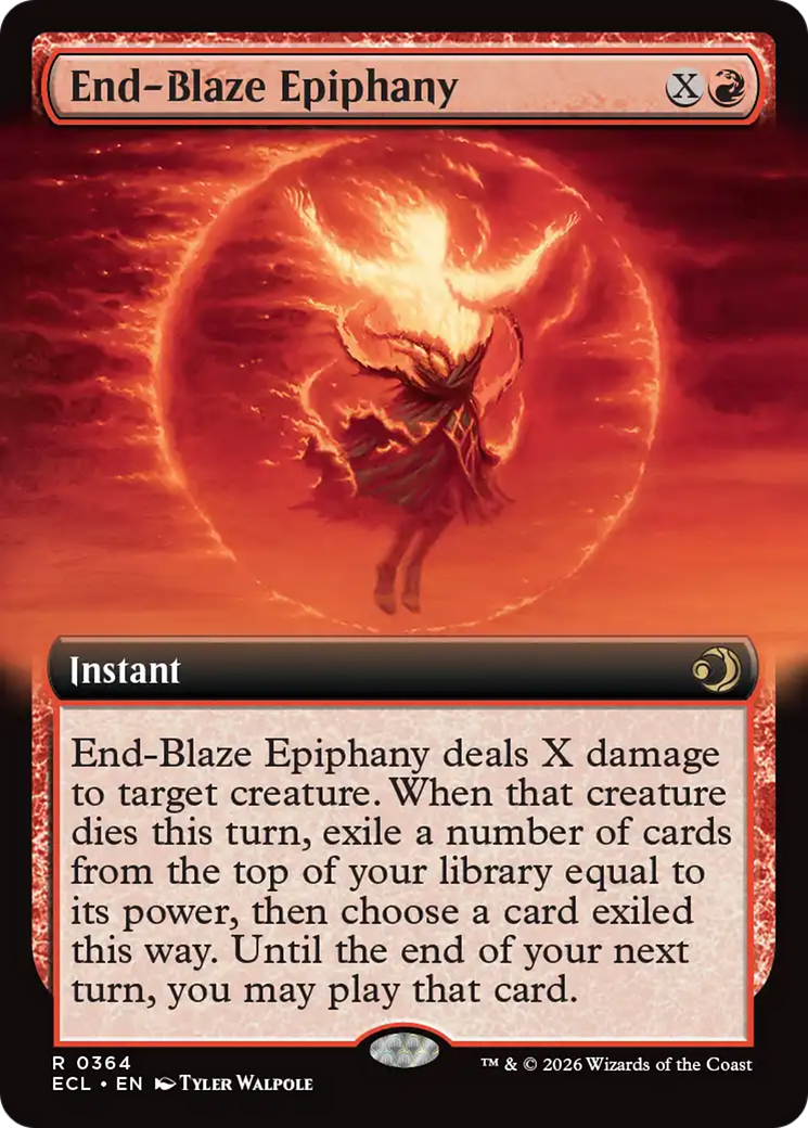 End-Blaze Epiphany (Extended Art) [Lorwyn Eclipsed] | Gear Gaming Fayetteville