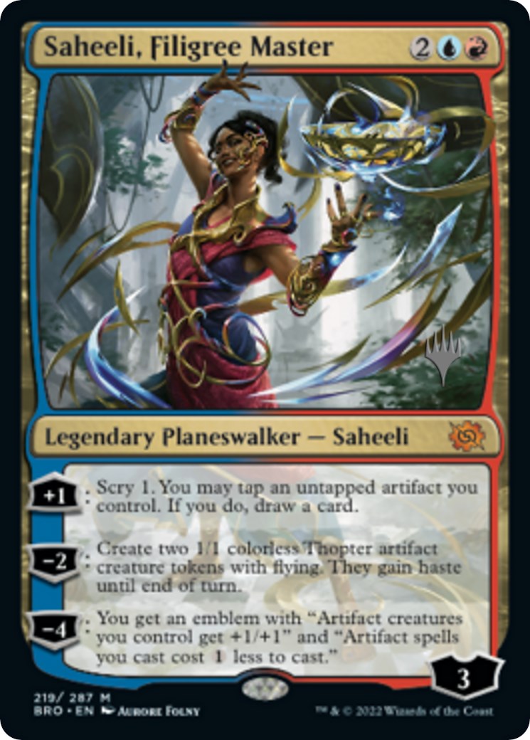 Saheeli, Filigree Master (Promo Pack) [The Brothers' War Promos] | Gear Gaming Fayetteville