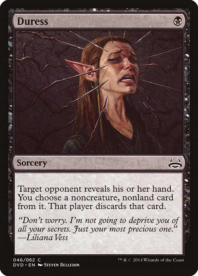 Duress (Divine vs. Demonic) [Duel Decks Anthology] | Gear Gaming Fayetteville