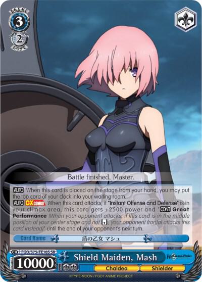 Shield Maiden, Mash (SR) - [Fate/Grand Order Absolute Demonic Front: Babylonia] | Gear Gaming Fayetteville