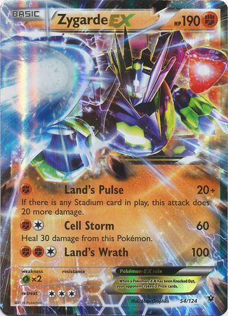 Zygarde EX (54/124) (Jumbo Card) [XY: Fates Collide] | Gear Gaming Fayetteville