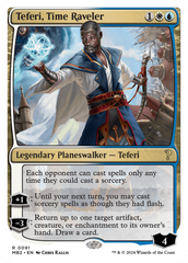 Teferi, Time Raveler (White Border) [Mystery Booster 2] | Gear Gaming Fayetteville