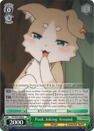 Puck Joking Around - [Re:ZERO: The Frozen Bond] | Gear Gaming Fayetteville