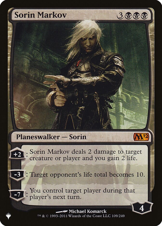 Sorin Markov [The List] | Gear Gaming Fayetteville