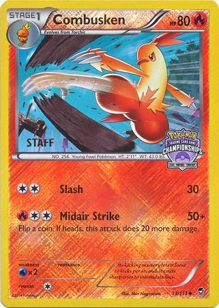 Combusken (13/111) (Championship Promo Staff) [XY: Furious Fists] | Gear Gaming Fayetteville