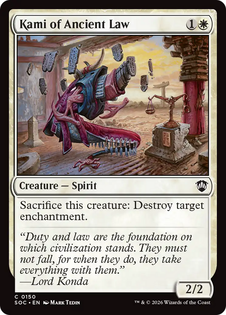 Kami of Ancient Law [Secrets of Strixhaven Commander] | Gear Gaming Fayetteville