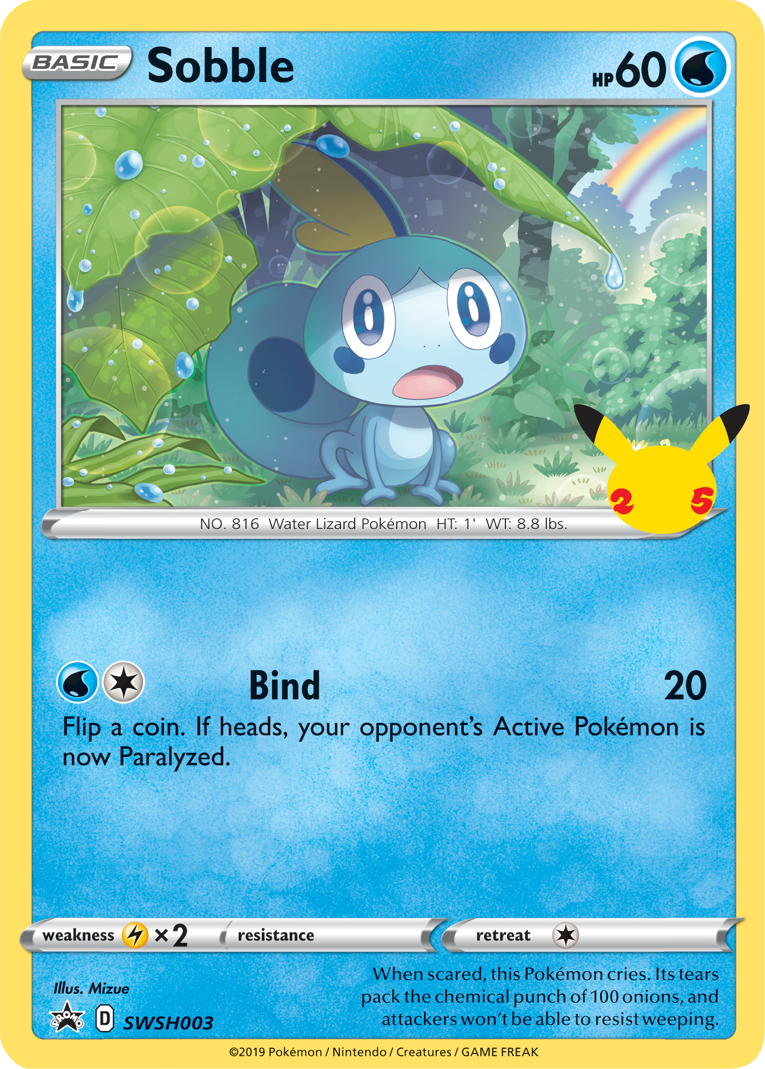 Sobble (SWSH003) (Jumbo Card) [First Partner Pack] | Gear Gaming Fayetteville