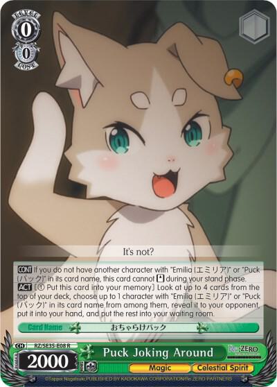 Puck Joking Around (Parallel Foil) - [Re:ZERO: The Frozen Bond] | Gear Gaming Fayetteville