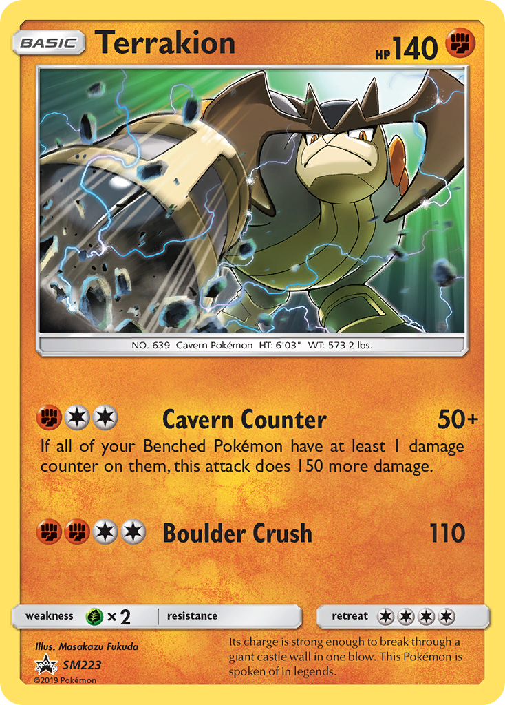 Terrakion (SM223) [Sun & Moon: Black Star Promos] | Gear Gaming Fayetteville
