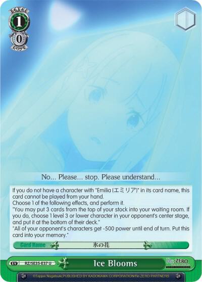Ice Blooms (Parallel Foil) - [Re:ZERO: The Frozen Bond] | Gear Gaming Fayetteville