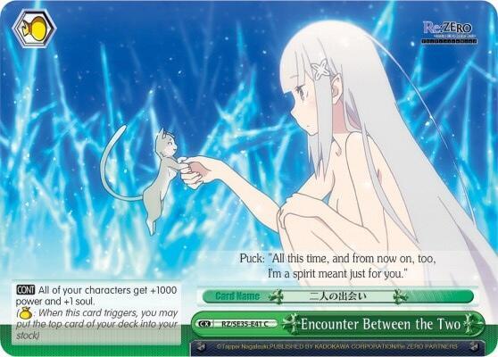 Encounter Between the Two (Parallel Foil) - [Re:ZERO: The Frozen Bond] | Gear Gaming Fayetteville