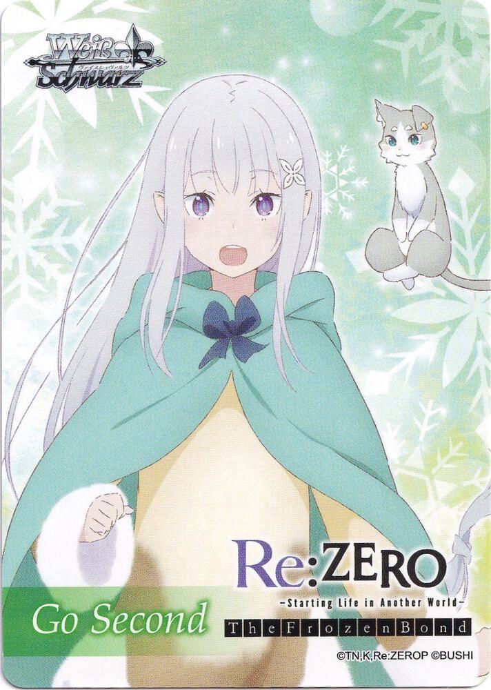 Go Second Card - Contractor and Spirit, Emilia & Puck - [Re:ZERO: The Frozen Bond] | Gear Gaming Fayetteville