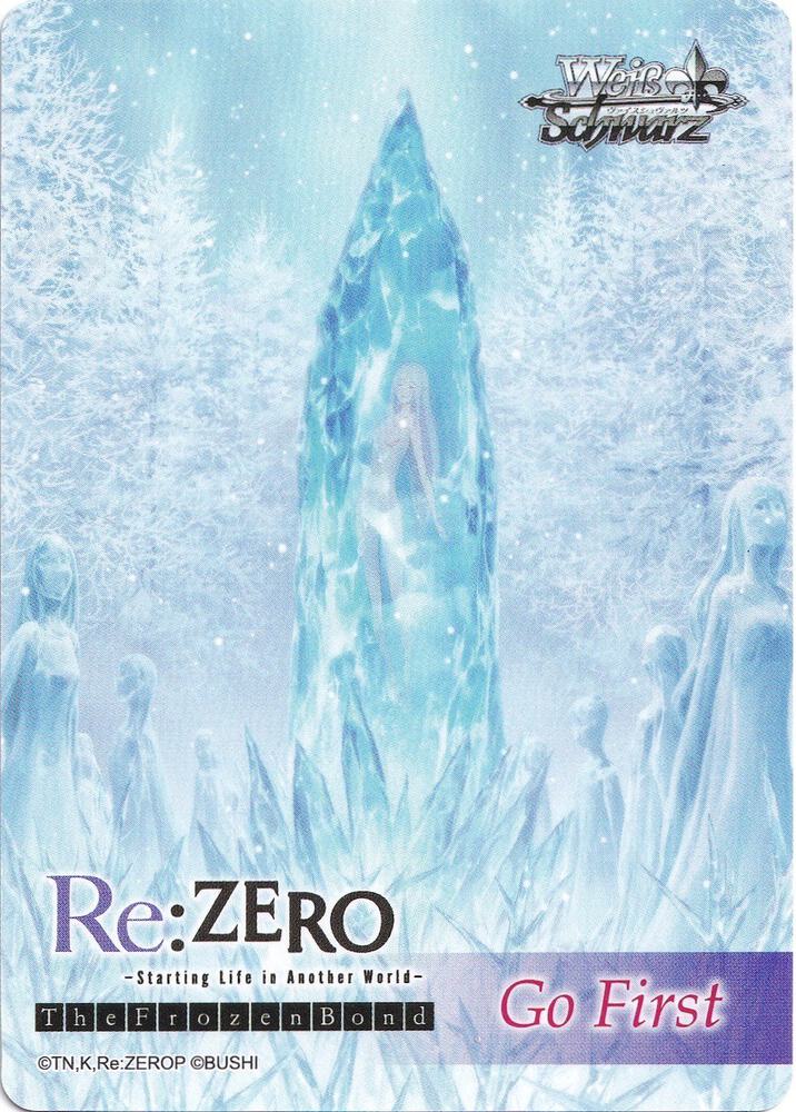 Go First Card - Girl Imprisoned in Ice, Emilia - [Re:ZERO: The Frozen Bond] | Gear Gaming Fayetteville