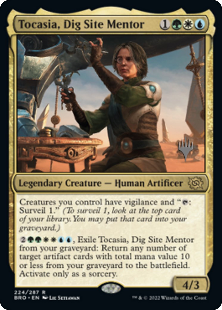 Tocasia, Dig Site Mentor (Promo Pack) [The Brothers' War Promos] | Gear Gaming Fayetteville