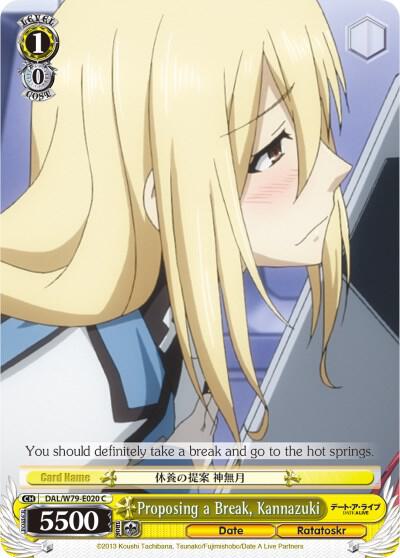 Proposing a Break, Kannazuki - [Date A Live] | Gear Gaming Fayetteville