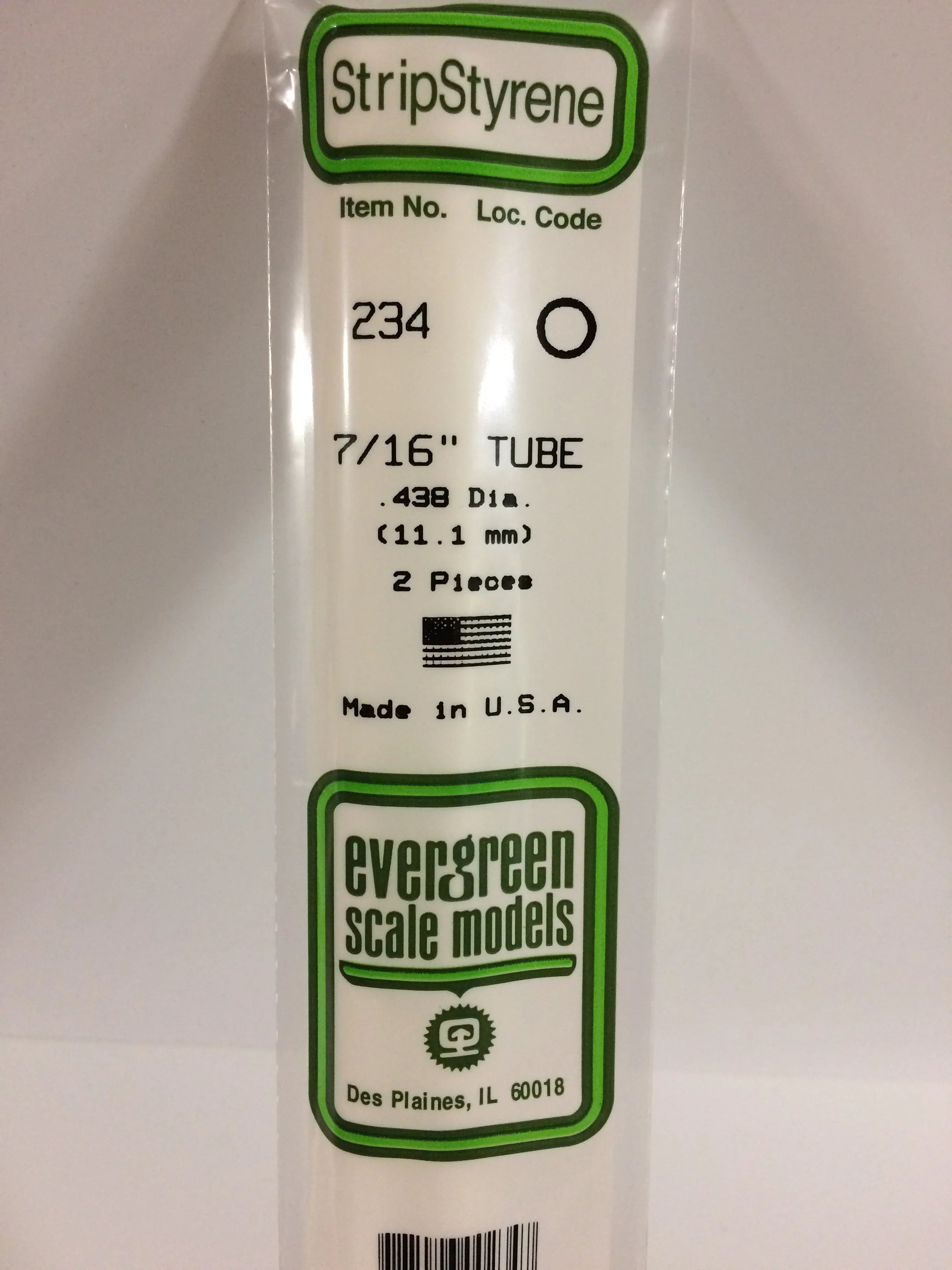 234 - .438" (11.1mm) OD WHITE POLYSTYRENE TUBING | Gear Gaming Fayetteville