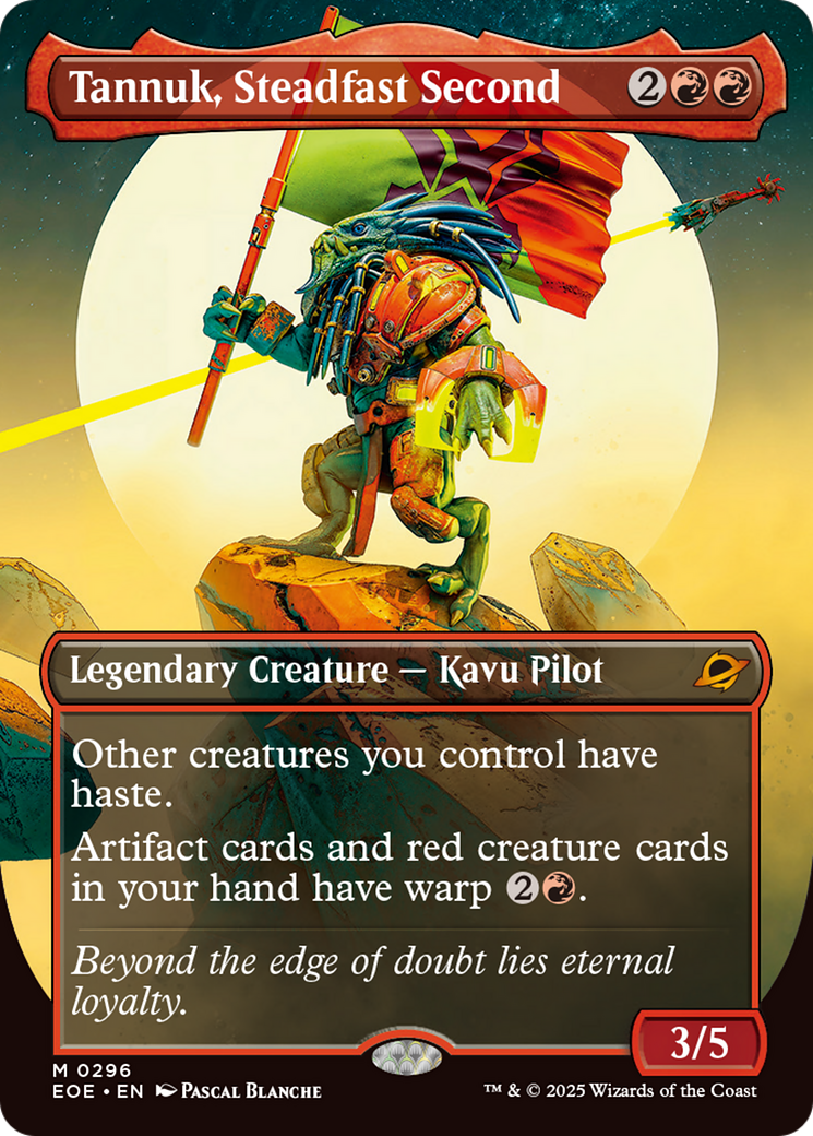 Tannuk, Steadfast Second (Borderless) [Edge of Eternities] | Gear Gaming Fayetteville