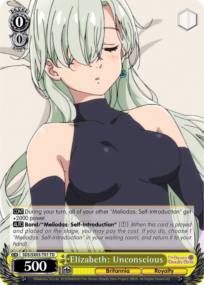 Elizabeth: Unconscious - [The Seven Deadly Sins] | Gear Gaming Fayetteville