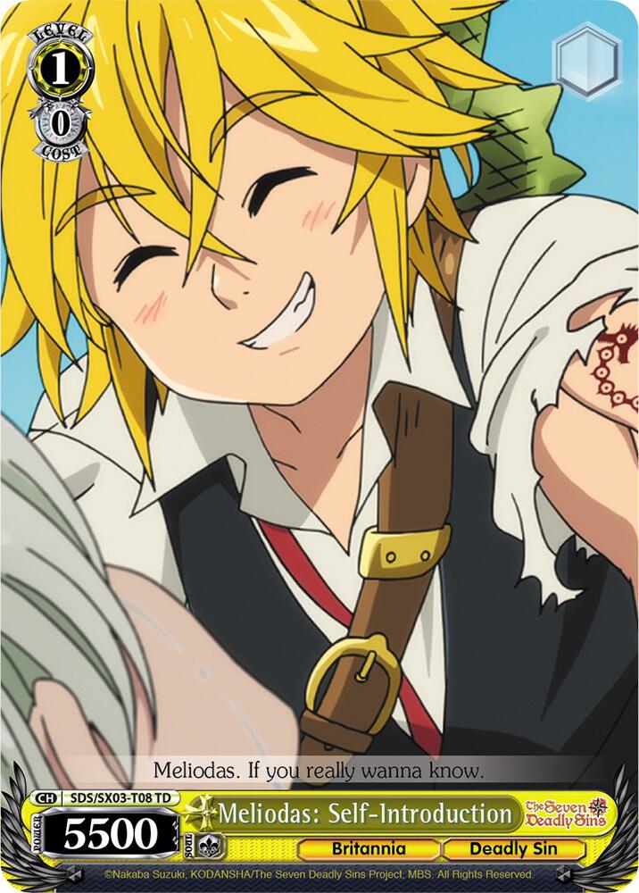 Meliodas: Self-Introduction - [The Seven Deadly Sins] | Gear Gaming Fayetteville