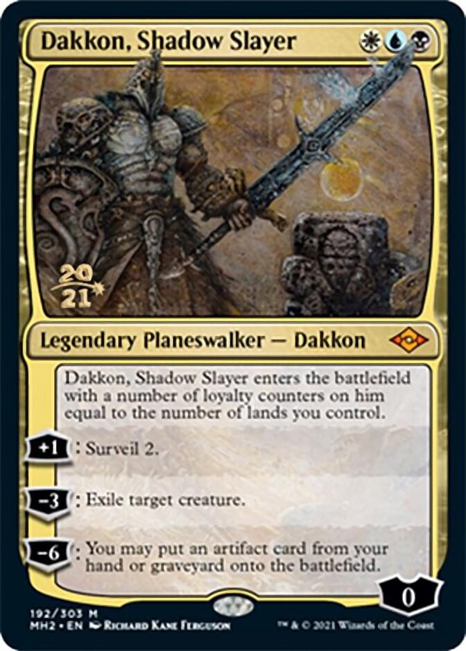 Dakkon, Shadow Slayer [Modern Horizons 2 Prerelease Promos] | Gear Gaming Fayetteville