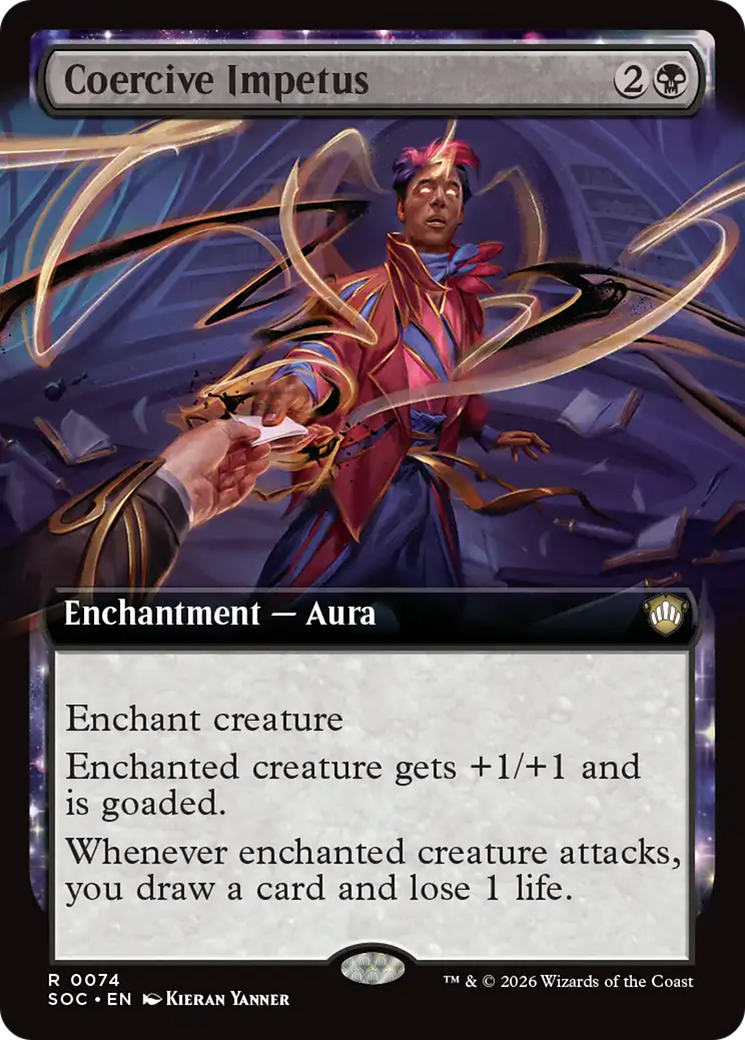 Coercive Impetus (Extended Art) [Secrets of Strixhaven Commander] | Gear Gaming Fayetteville