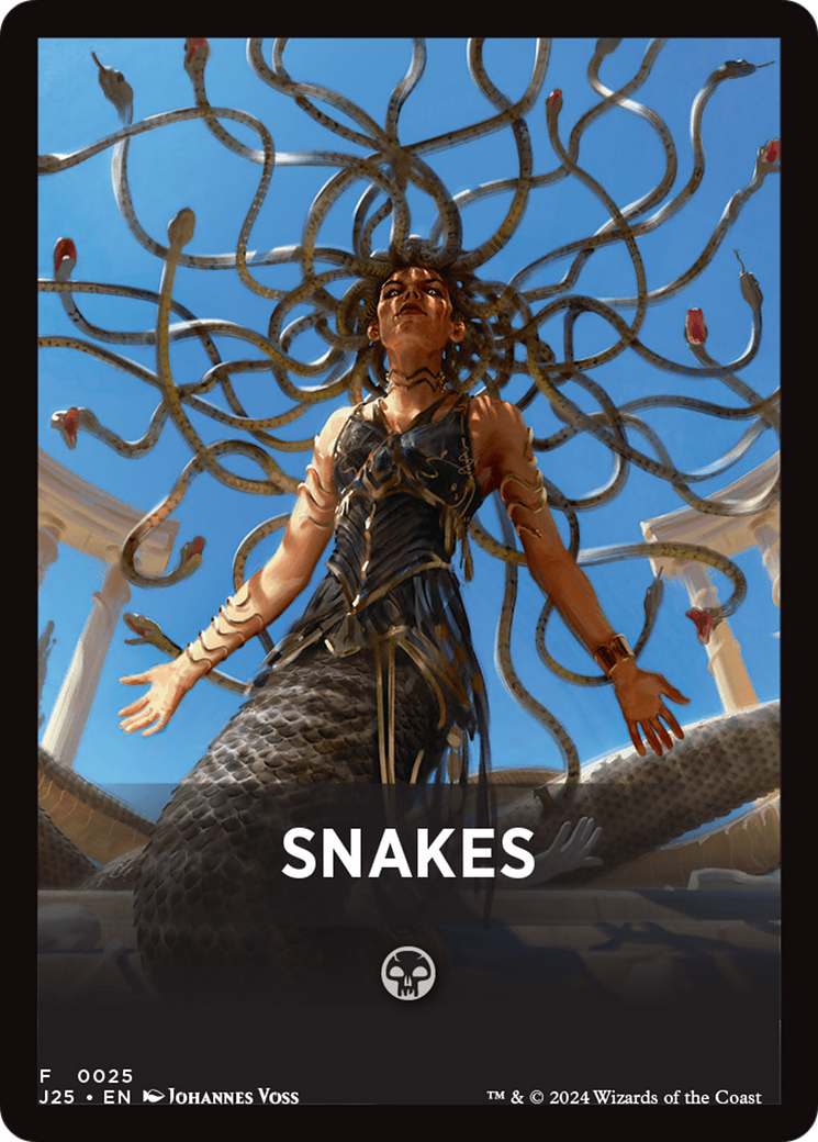 Snakes Theme Card [Foundations Jumpstart Front Cards] | Gear Gaming Fayetteville