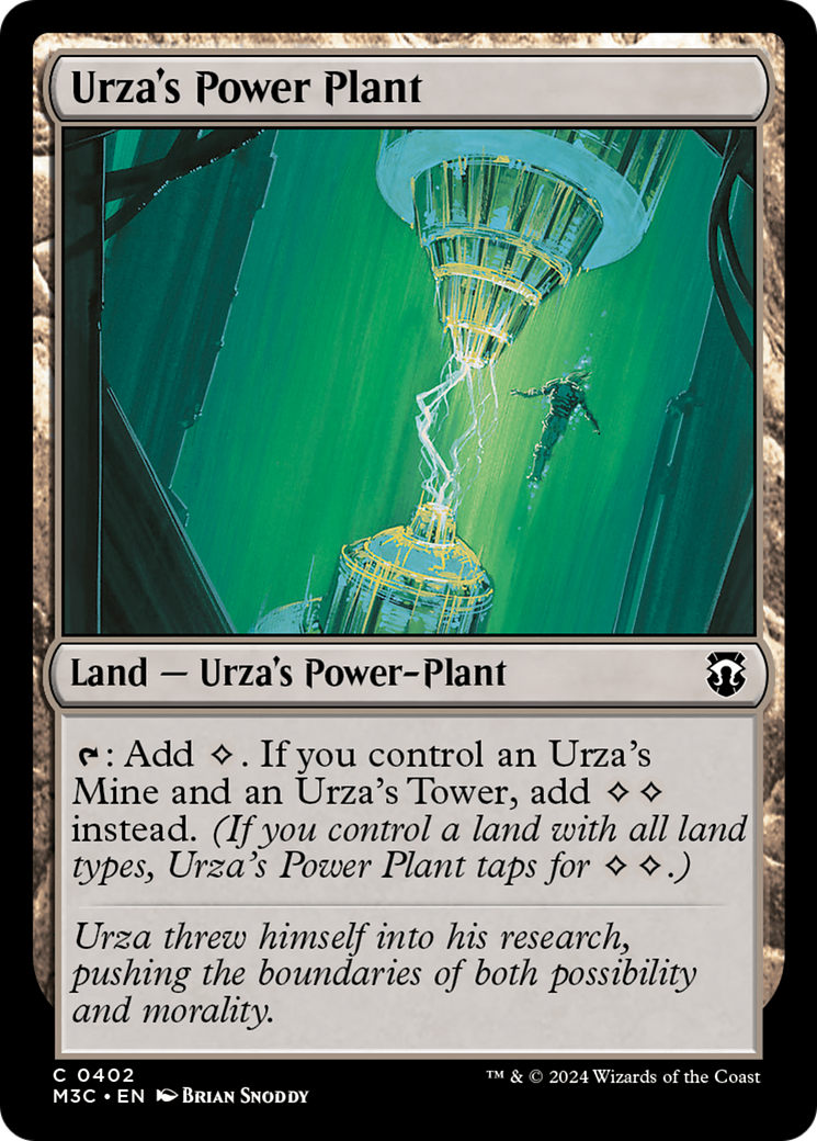 Urza's Power Plant (Ripple Foil) [Modern Horizons 3 Commander] | Gear Gaming Fayetteville