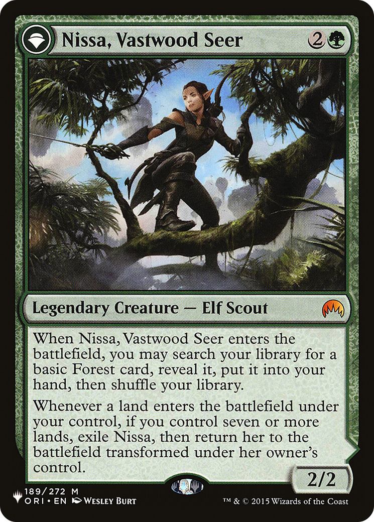 Nissa, Vastwood Seer // Nissa, Sage Animist [Secret Lair: From Cute to Brute] | Gear Gaming Fayetteville